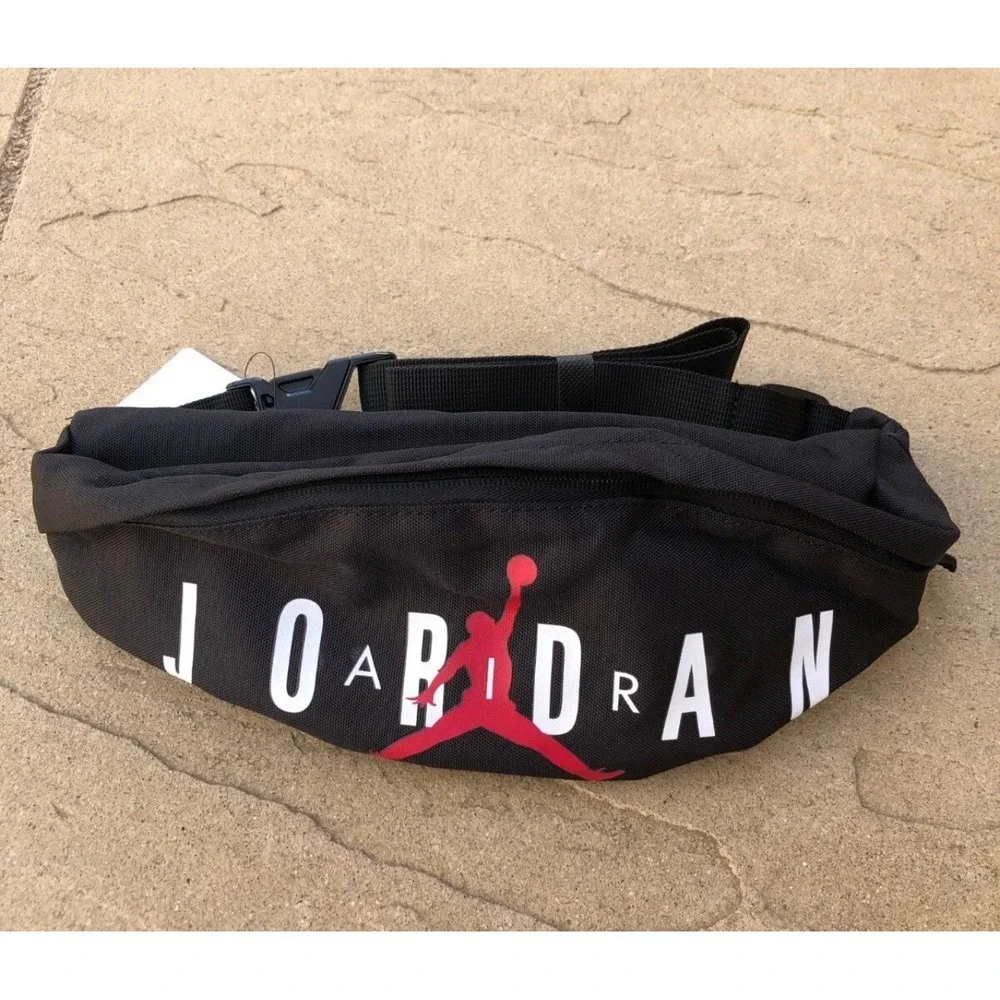 Nike Air Jordan Hip Pack Fanny Belt Bag Waist Crossbody 9B0533-023 Black